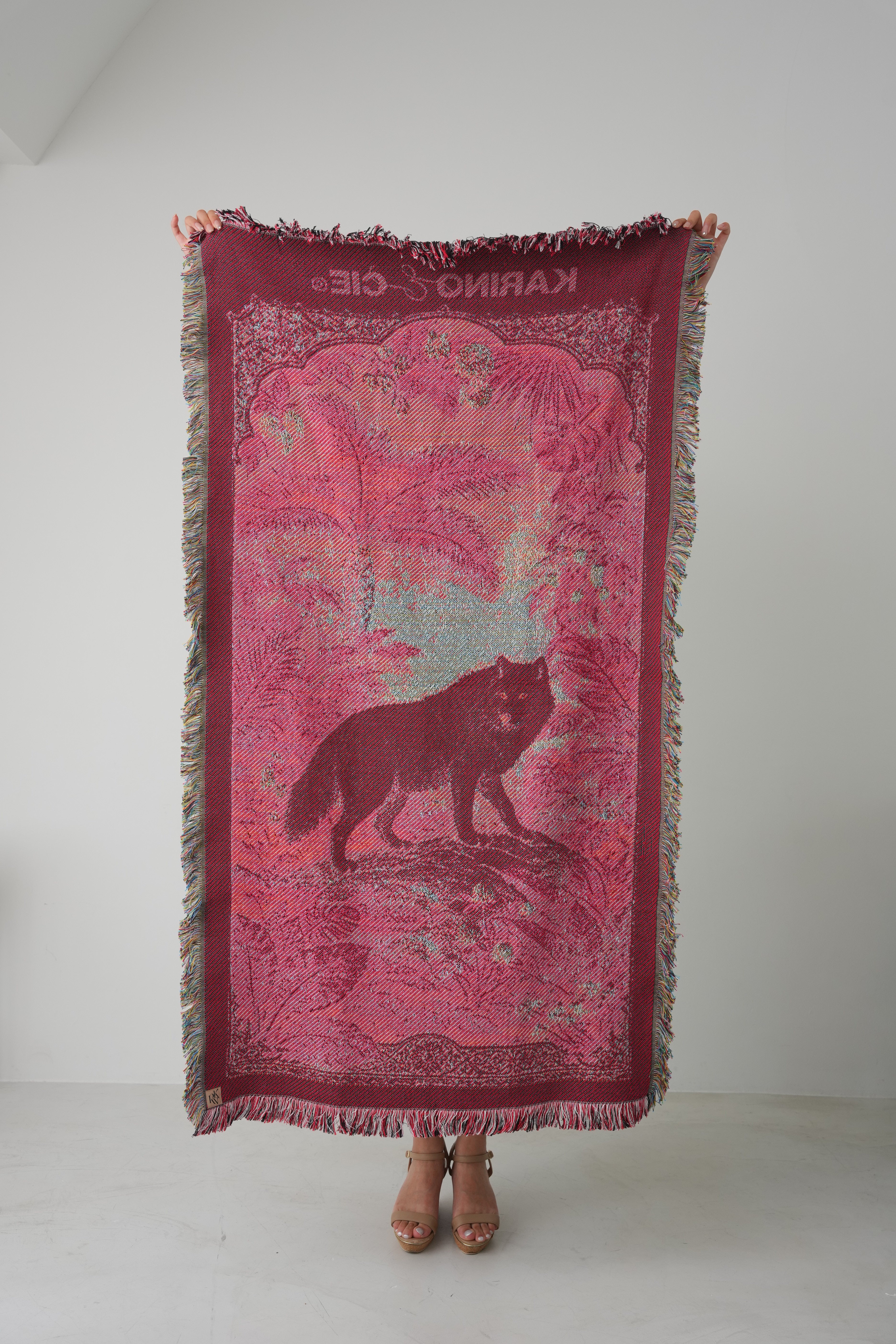 Jacquard Woven Blanket - Resolve - ジャカード織りブランケット -決意-