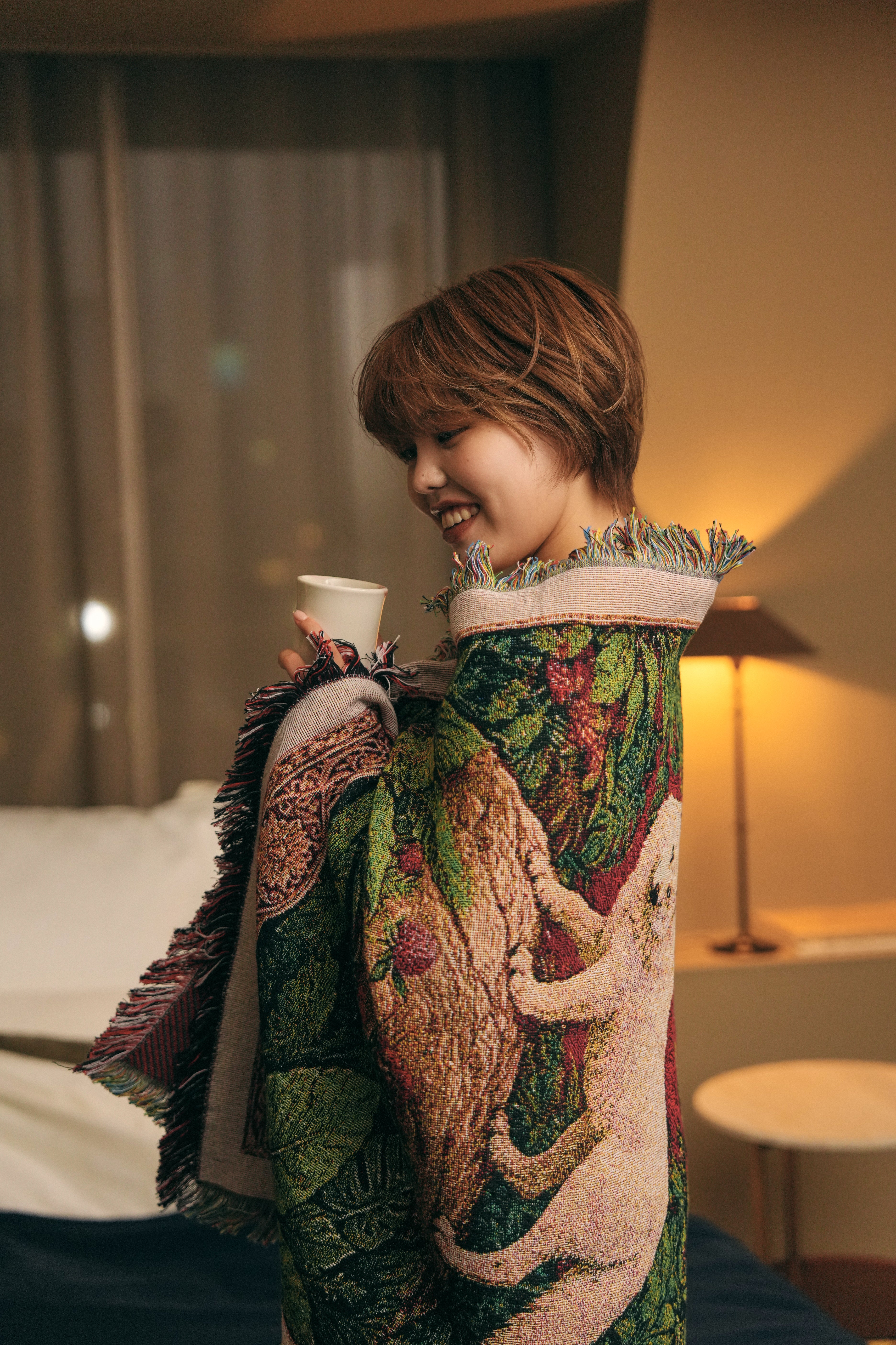 Jacquard Woven Blanket - Resolve - ジャカード織りブランケット -決意-